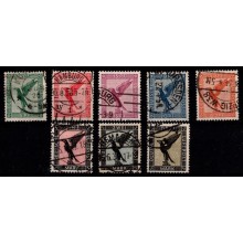 1926 - Tysk Rige - Luftpost - Komplet sæt - Stemplet.